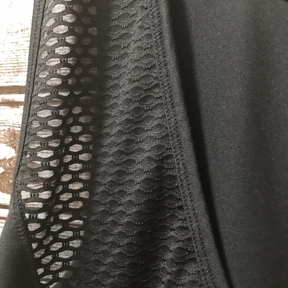 Calia Open Back Black Mesh Workout Tank Top XL - Picture 3 of 8